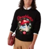 Cotton Embroidered Mushroom Jumper