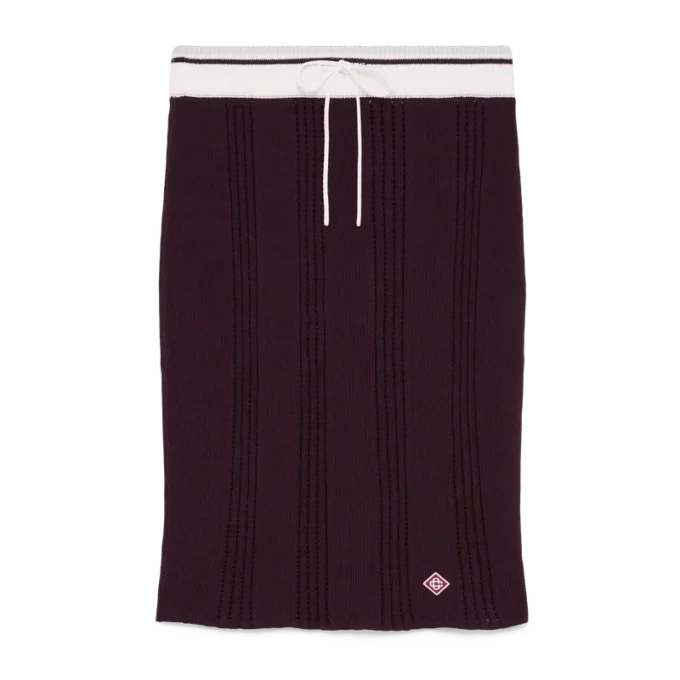 Cotton Knit Midi Skirt Cotton Knit Midi Skirt
