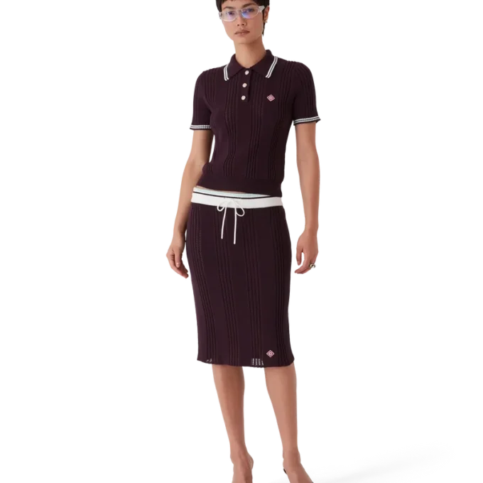 Cotton Knit Midi Skirt Cotton Knit Midi Skirt