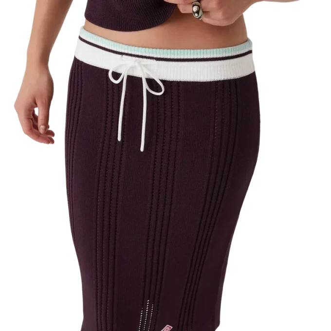 Cotton Knit Midi Skirt Cotton Knit Midi Skirt