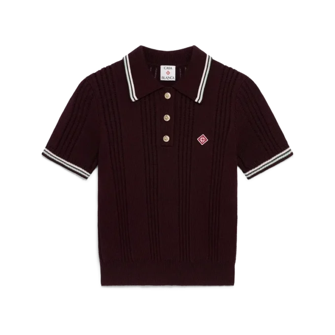 Cotton Knit Short Sleeve Polo Cotton Knit Short Sleeve Polo