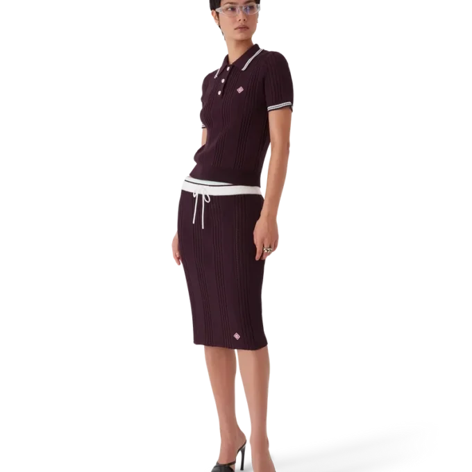 Cotton Knit Short Sleeve Polo Cotton Knit Short Sleeve Polo