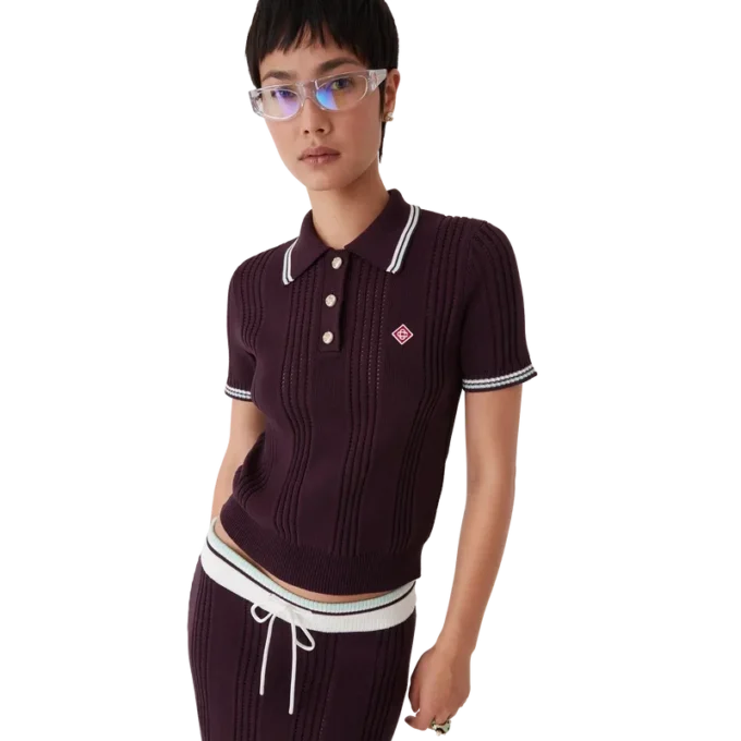 Cotton Knit Short Sleeve Polo Cotton Knit Short Sleeve Polo