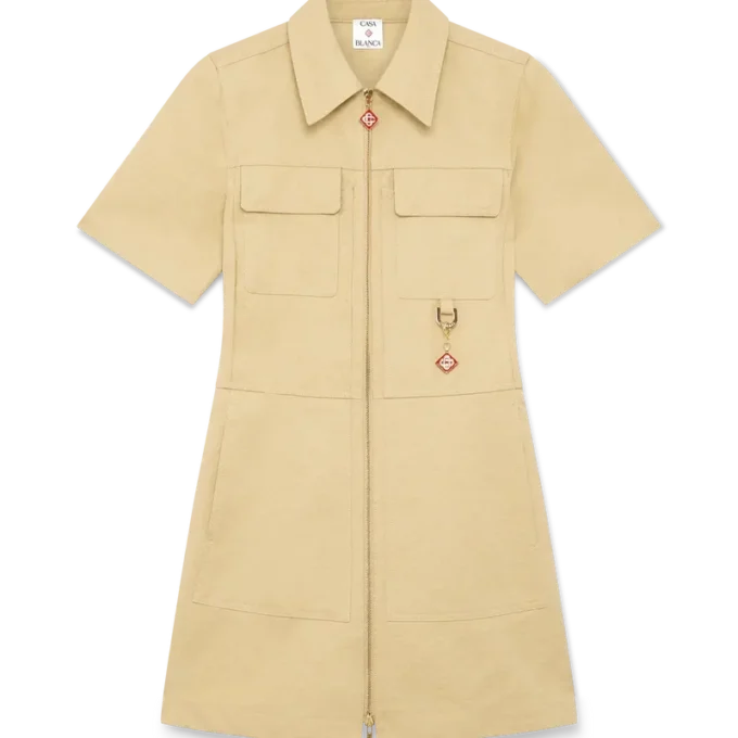 Cotton Monogram Jacquard Dress Cotton Monogram Jacquard Dress