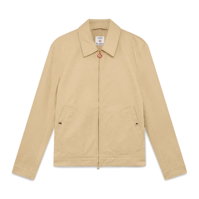 Cotton Monogram Jacquard Jacket