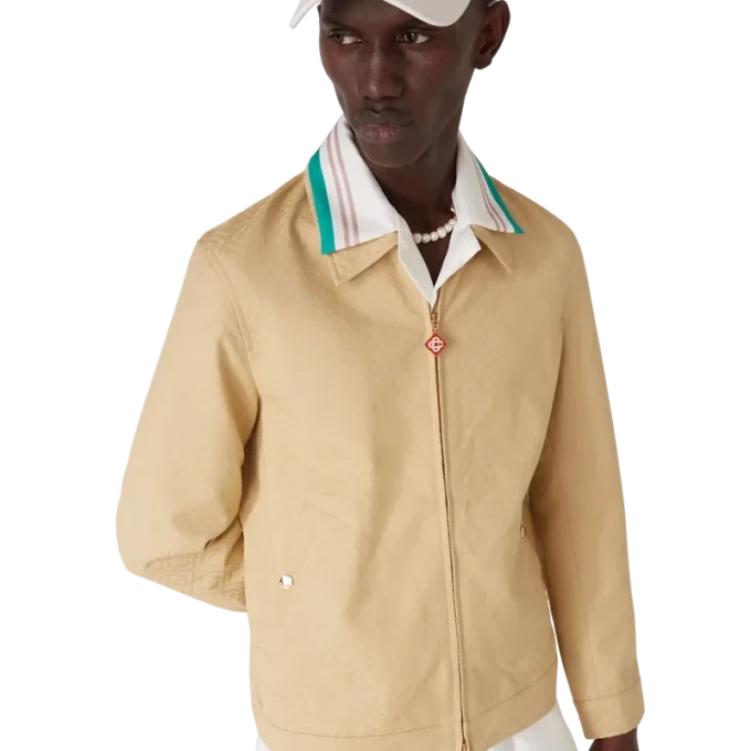 Cotton Monogram Jacquard Jacket
