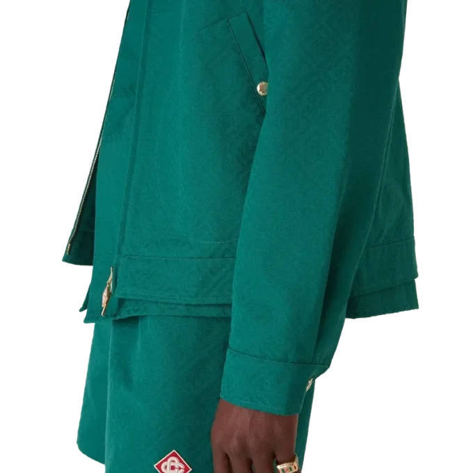 Cotton Monogram Jacquard Jacket Cotton Monogram Jacquard Jacket