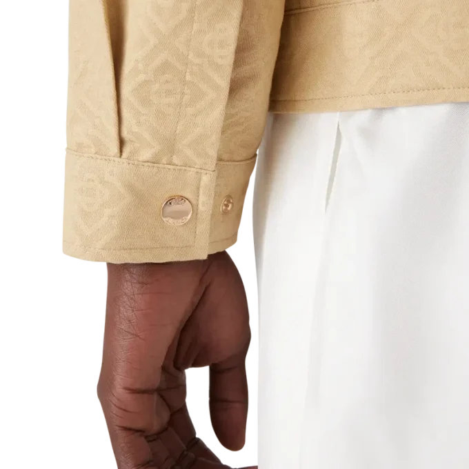 Cotton Monogram Jacquard Jacket