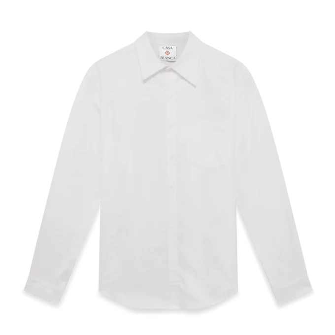 Cotton Monogram Jacquard Oxford Shirt