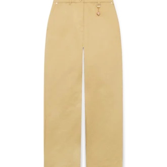 Cotton Monogram Jacquard Trousers