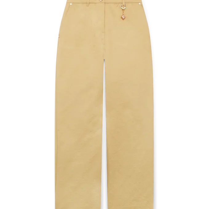 Cotton Monogram Jacquard Trousers Cotton Monogram Jacquard Trousers