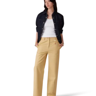 Cotton Monogram Jacquard Trousers