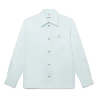 Cotton Monogram Long Sleeve Shirt