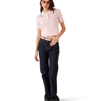 Cotton Moulina Polo Shirt