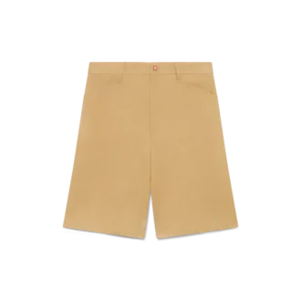 Cotton Pleated Shorts