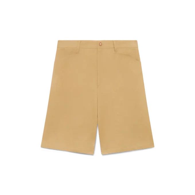 Cotton Pleated Shorts Cotton Pleated Shorts