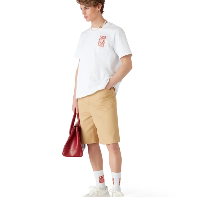Cotton Pleated Shorts Cotton Pleated Shorts