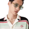 Cotton Tennis Crochet Shacket