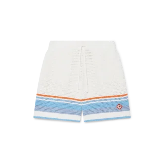 Cotton Tennis Crochet Shorts