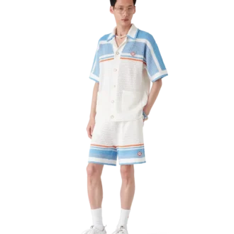 Cotton Tennis Crochet Shorts