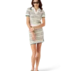 Cotton Tuck Stitch Cropped Polo Shirt Cotton Tuck Stitch Cropped Polo Shirt