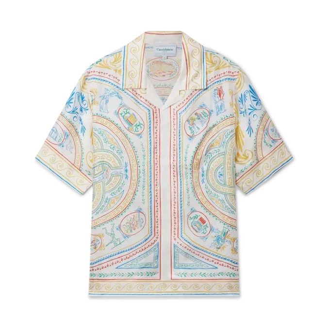 Crayon Vase Silk Shirt Crayon Vase Silk Shirt