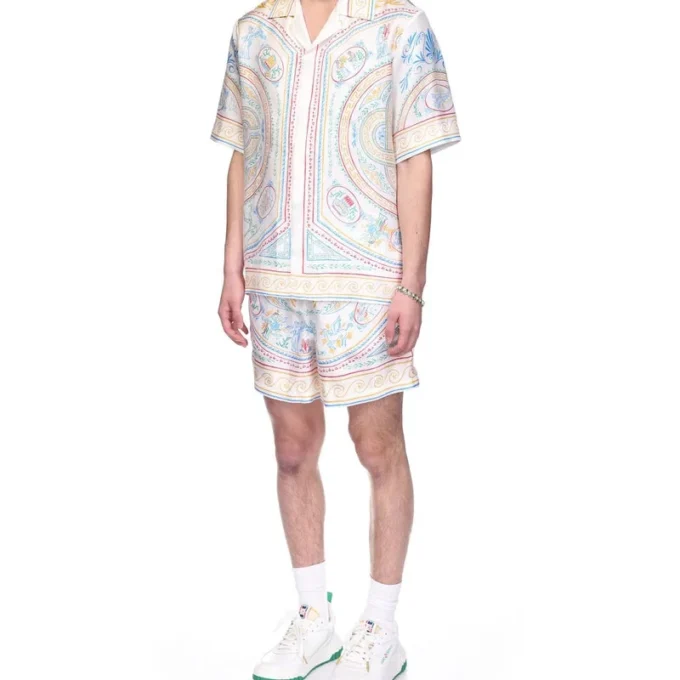Crayon Vase Silk Shirt Crayon Vase Silk Shirt