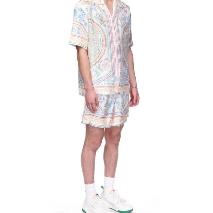 Crayon Vase Silk Shirt Crayon Vase Silk Shirt