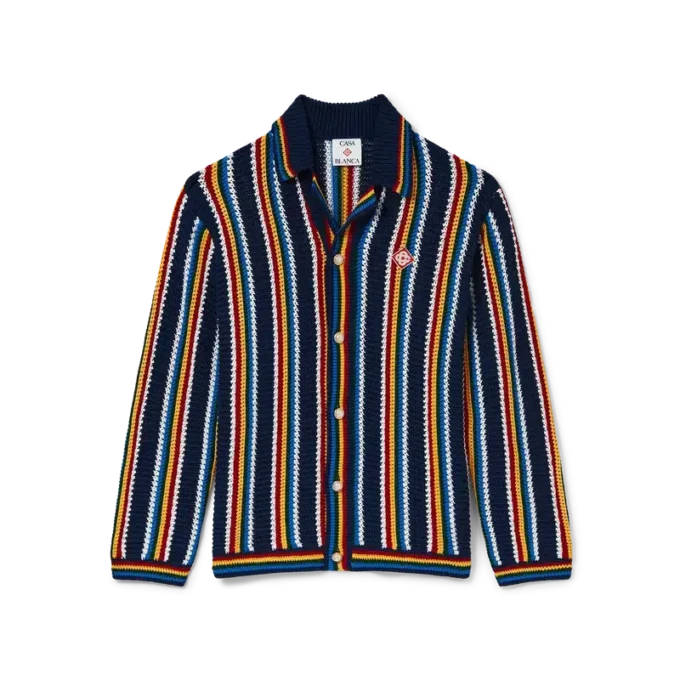Crochet Stripe Shirt Crochet Stripe Shirt