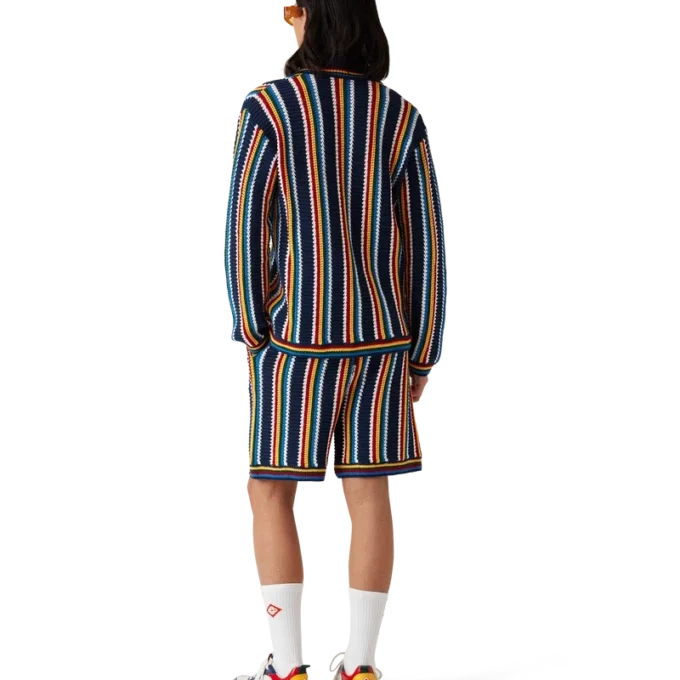 Crochet Stripe Shirt Crochet Stripe Shirt