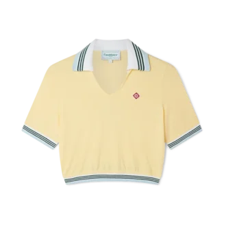 Cropped Pique Polo