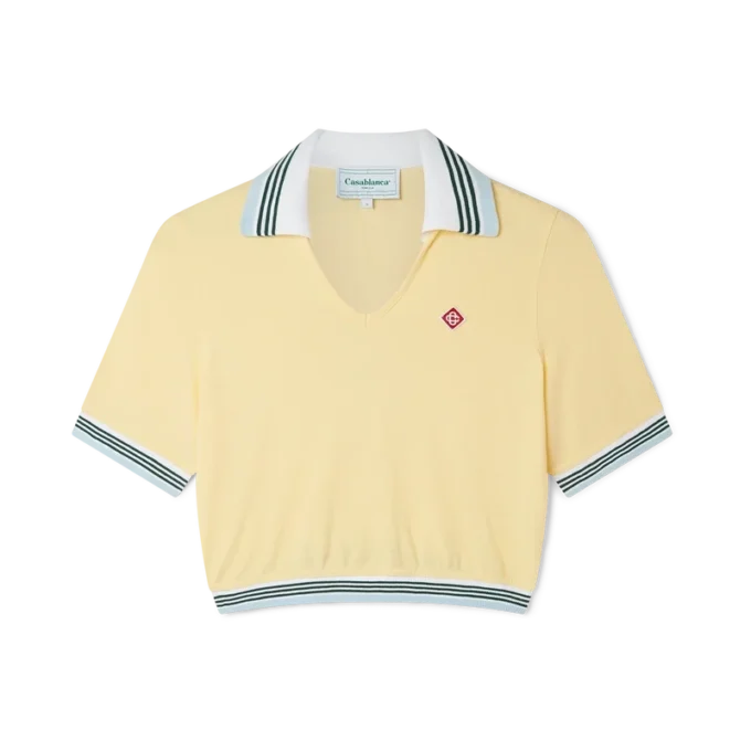 Cropped Pique Polo Cropped Pique Polo
