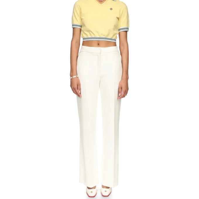 Cropped Pique Polo Cropped Pique Polo