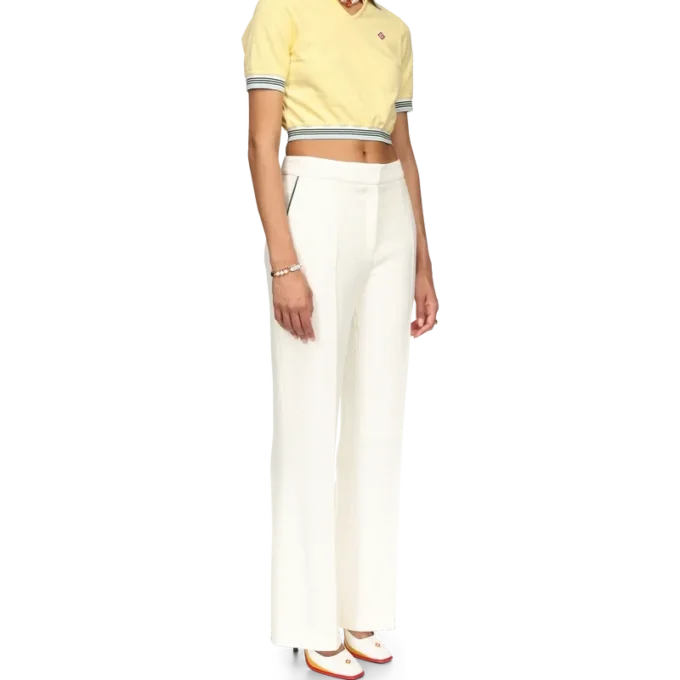 Cropped Pique Polo Cropped Pique Polo