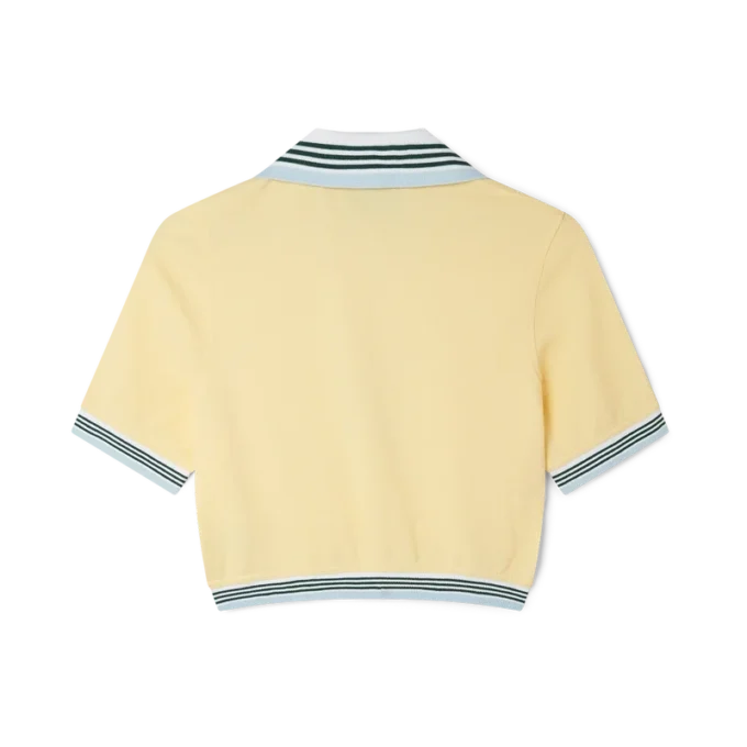 Cropped Pique Polo Cropped Pique Polo
