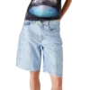 Crystal Embellished Denim Shorts Crystal Embellished Denim Shorts