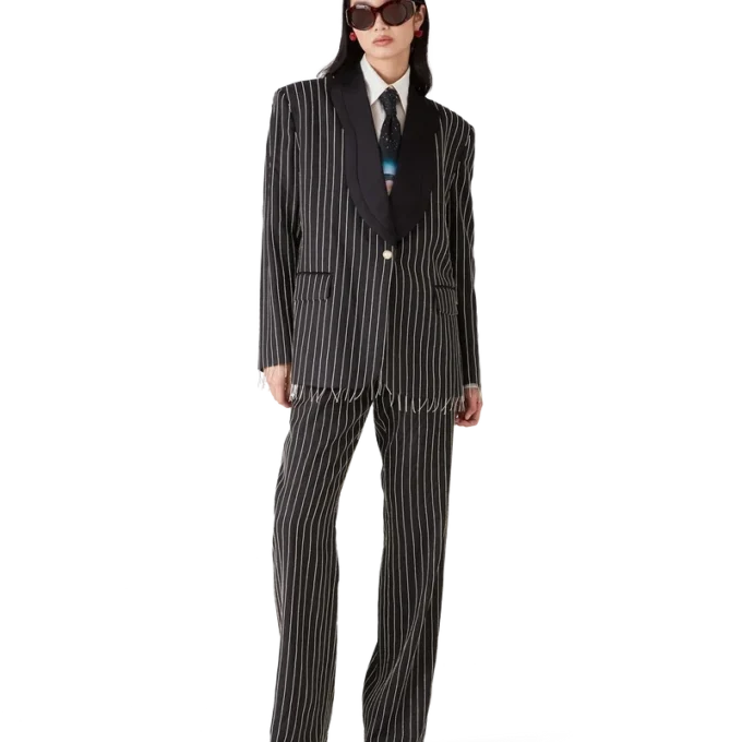 Crystal Embellished Tailored Jacket Crystal Embellished Tailored Jacket