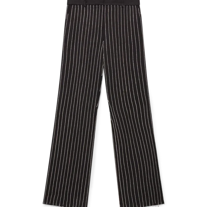 Crystal Embellished Tailored Trousers Crystal Embellished Tailored Trousers