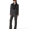 Crystal Embellished Tailored Trousers Crystal Embellished Tailored Trousers