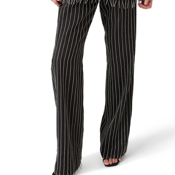 Crystal Embellished Tailored Trousers Crystal Embellished Tailored Trousers