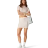 Crystal Monogram Knit Mini Skirt