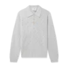Crystal Monogram Knit Polo Shirt Crystal Monogram Knit Polo Shirt