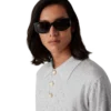 Crystal Monogram Knit Polo Shirt Crystal Monogram Knit Polo Shirt