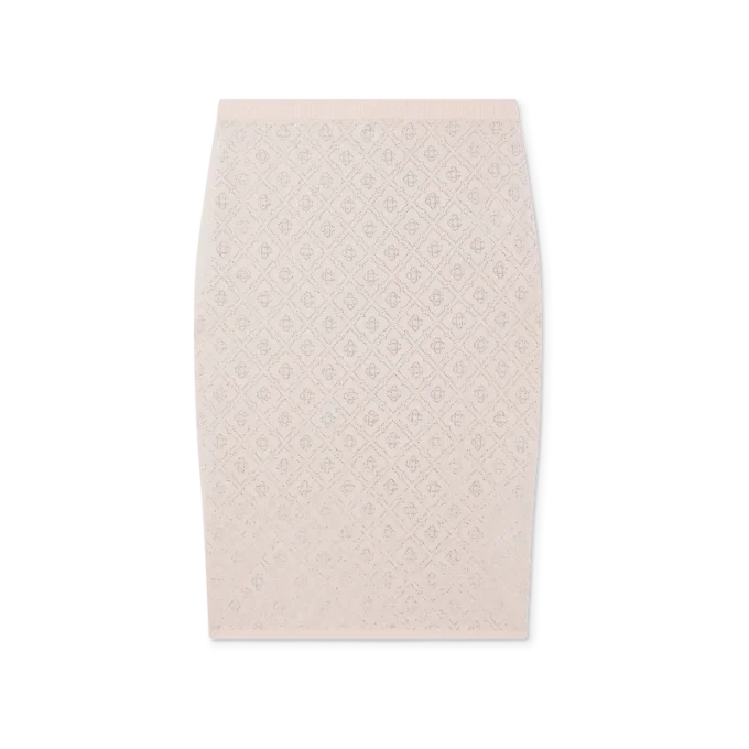 Crystal Monogram Knit Skirt Crystal Monogram Knit Skirt