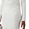 Crystal Monogram Knit Skirt
