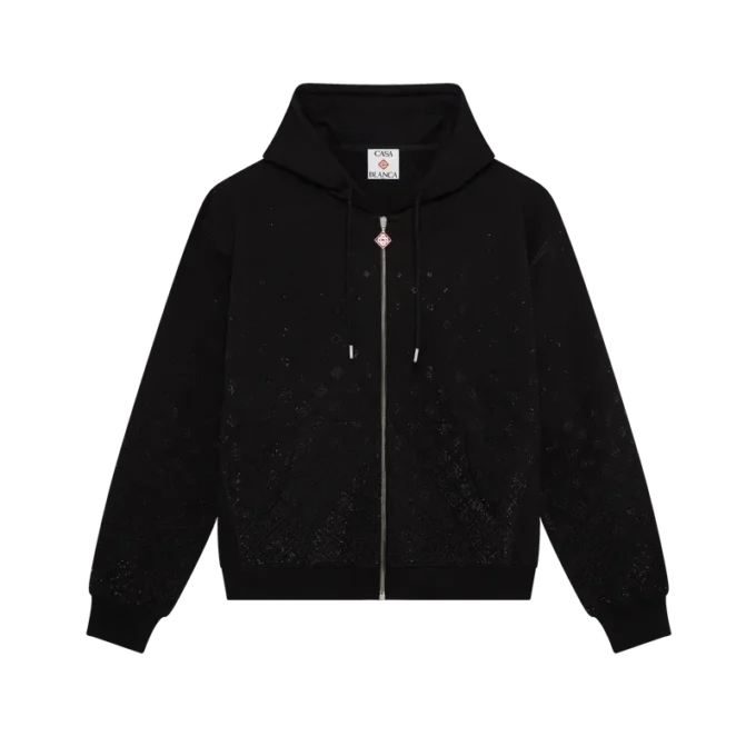 Crystal Monogram Long Sleeve Sweatshirt