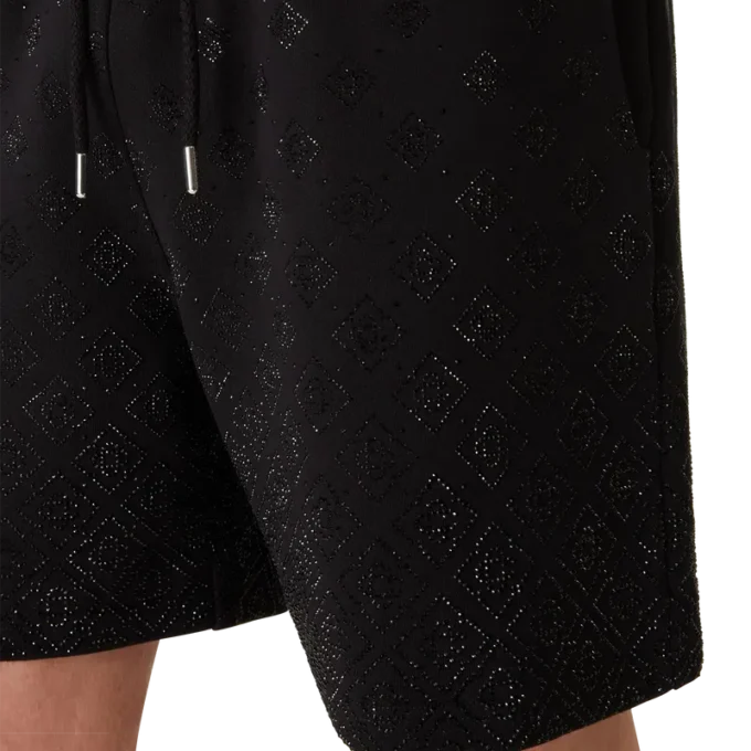 Crystal Monogram Sweatshort Crystal Monogram Sweatshort