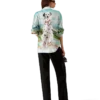 Dalmatian a La Montange Long Sleeve Silk Shirt Dalmatian a La Montange Long Sleeve Silk Shirt