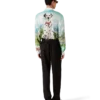 Dalmatian a La Montange Long Sleeve Silk Shirt Dalmatian a La Montange Long Sleeve Silk Shirt