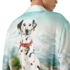 Dalmatian a La Montange Long Sleeve Silk Shirt Dalmatian a La Montange Long Sleeve Silk Shirt
